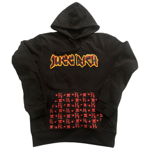 JUGG RICH METAL HOODIE - BLACK