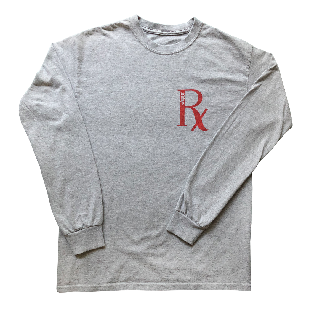 JUGG RICH RX L/S TEE - HEATHER GREY