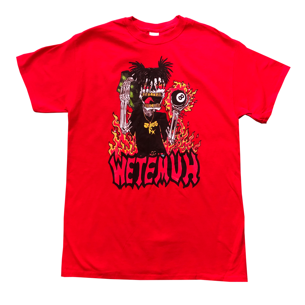 JUGG RICH WETEMUH MERCH TEE - RED